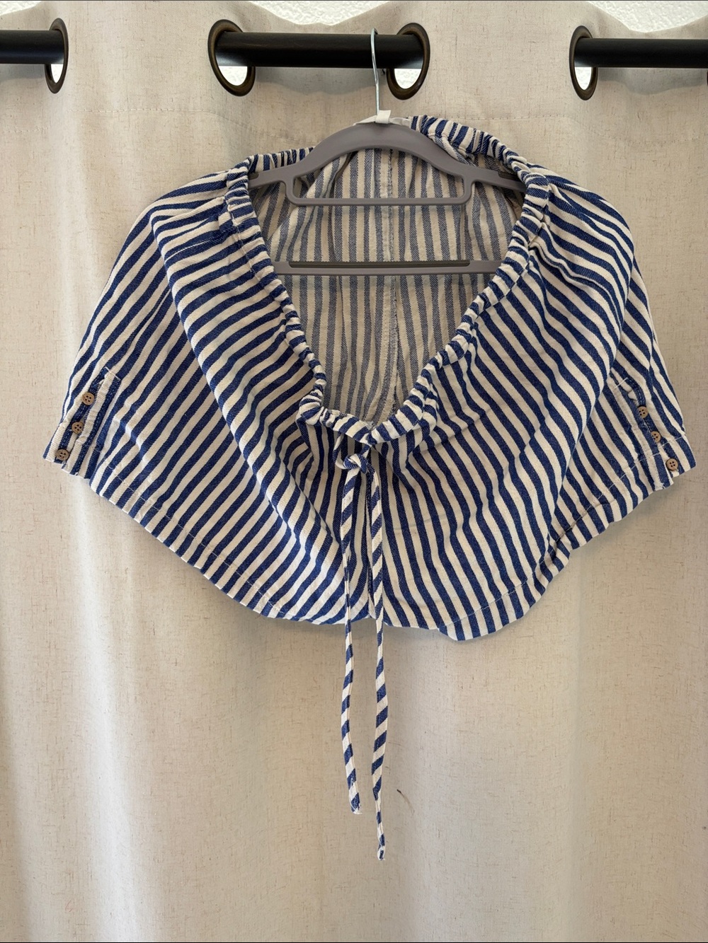 Angel Kiss Blue and White Striped Bermudas Cover